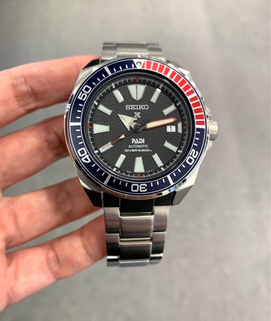 Seiko 精工Prospex SRPF09K1 海洋系列武士款Seiko x PADI 合作版潛水