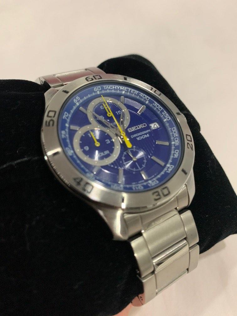 Seiko Chronograph SSB185P1 Quartz Stainless Steel Men s Fashion