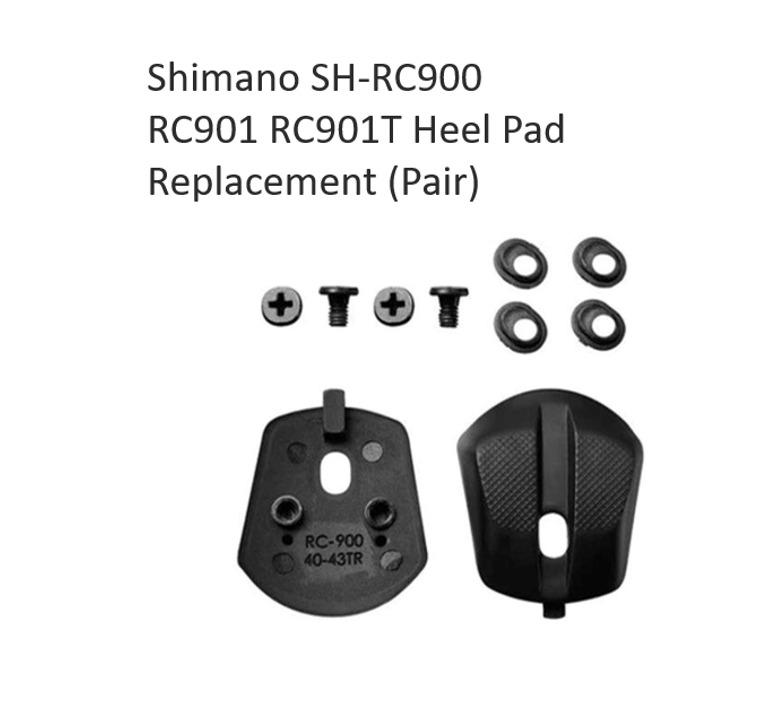Cycling shoes top replacement heel pads