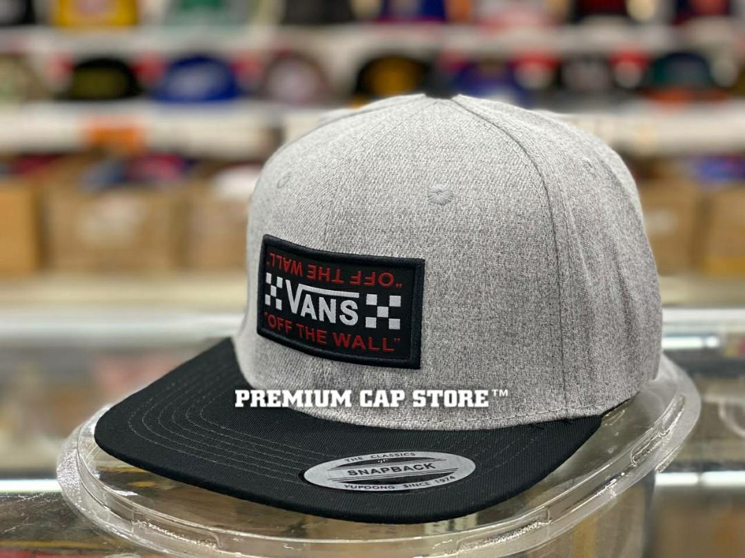 SNAPBACK CAP VANS GREY Men s Fashion Watches Accessories Cap