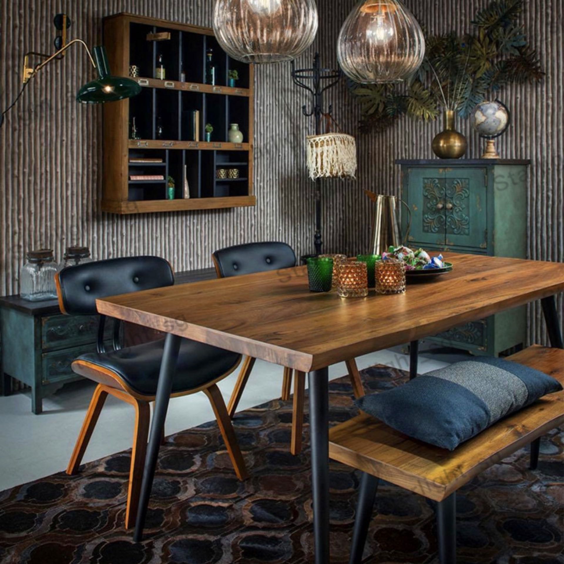 Solid Wood Dining Table Customised Study Table Office Table Natural ...