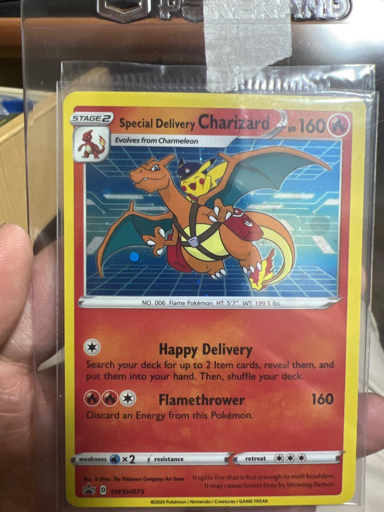 codes for special delivery charizard are starting to... Special delivery Charizard with Swirl, Hobbies & Toys, Toys & Games on ...