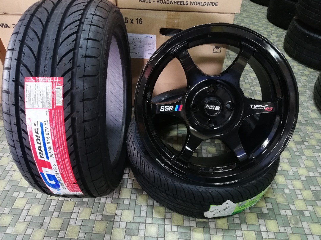 sport rim SSR TYPE-C 16 inch siap tayar baru 16, Auto Accessories on ...