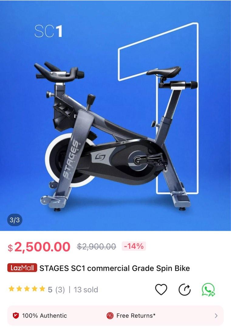 spin bike stages