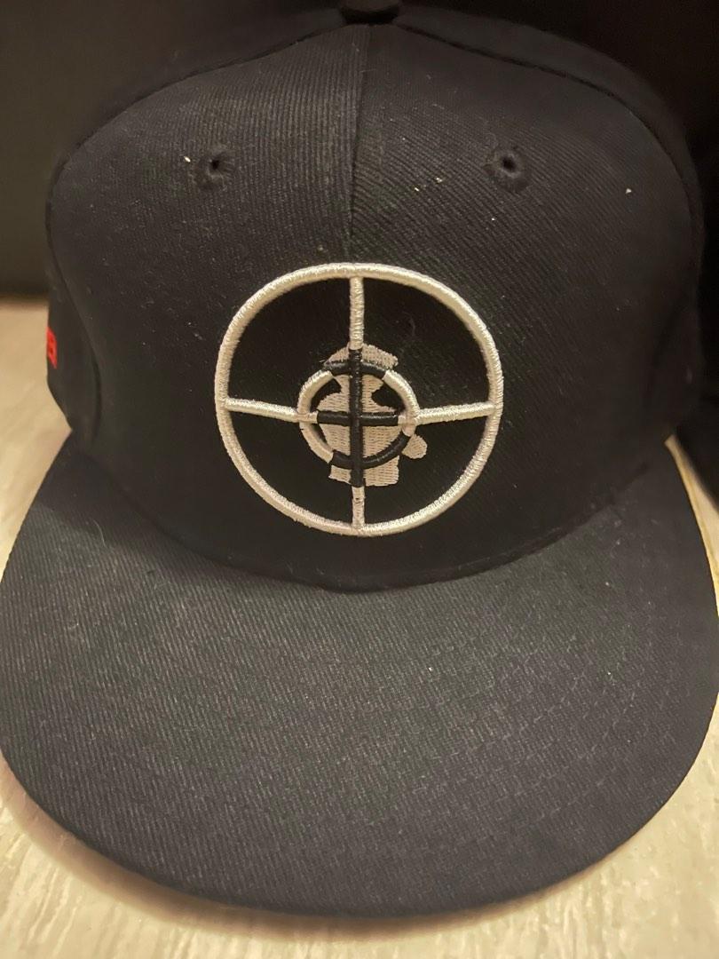 Supreme x New Era public enemy Cap, 男裝, 手錶及配件, 棒球帽、帽