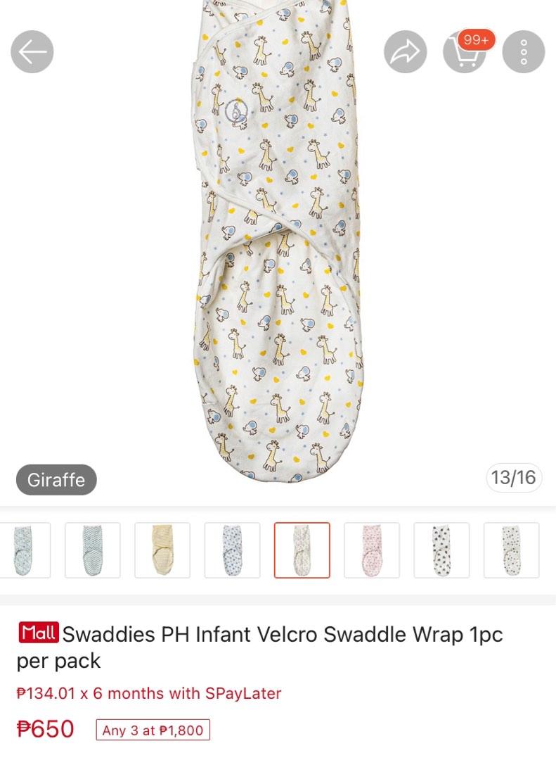 Swaddies PH Infant Velcro Swaddle Wrap, Babies & Kids, Babies & Kids
