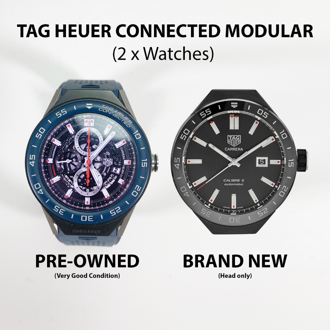TAG Heuer Connected Modular 45 mm 2 x watch set PRICE