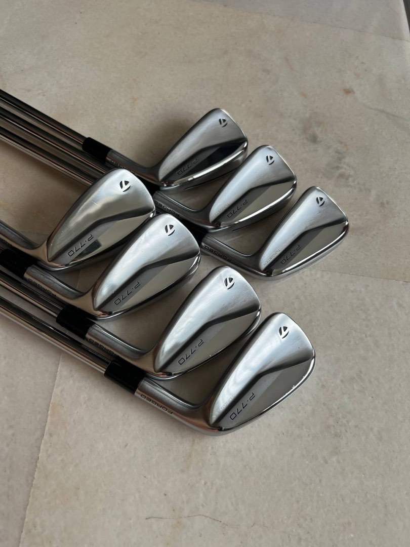 Set De Fers TaylorMade P770 (4-P) Gaucher, Shafts KBS Tour 120 Rigide - Occasion En Très Bon état