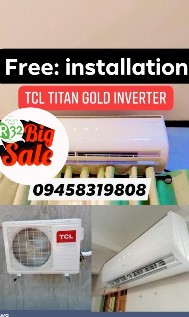 Tcl split type Aircon inverter on Carousell