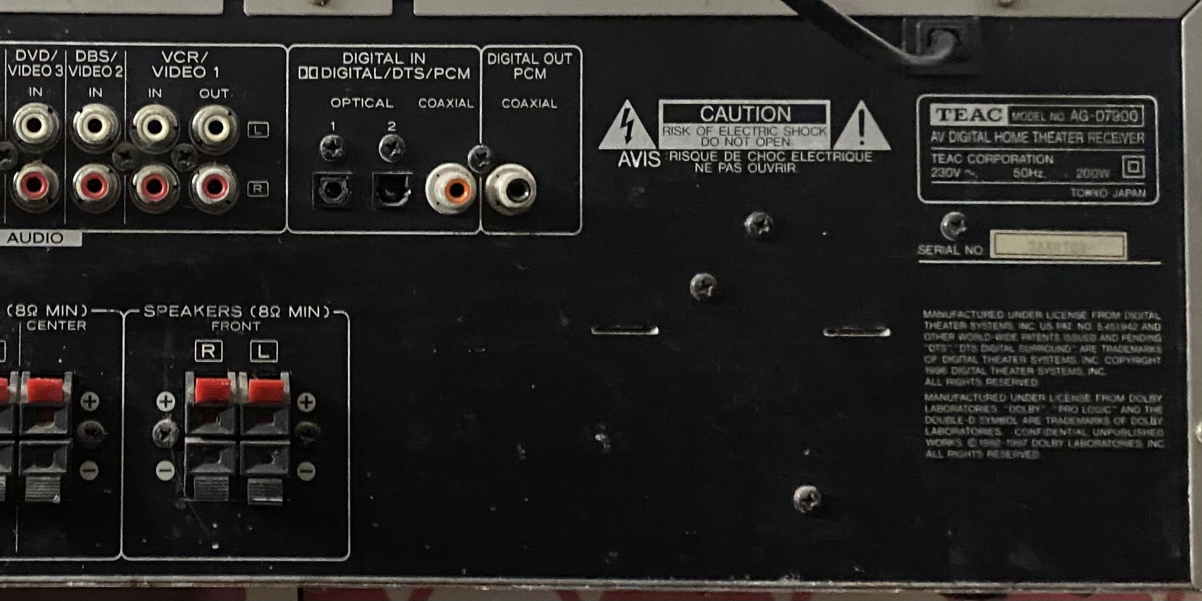 Teac av digital home theater receiver, Hobbies & Toys, Music & Media