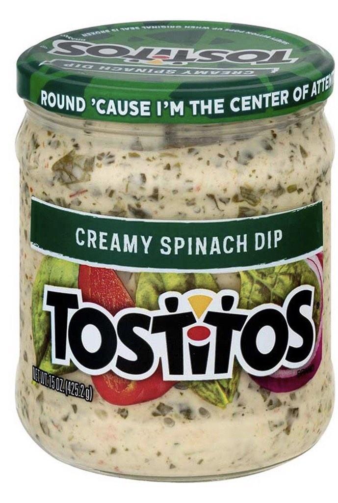 Tostitos Creamy Spinach Dip 425.2g (Category: Packaged & Instant Food) located in Manila. Submitted by rotalie (Listing ID 1182486082, Image 1). Description: Tostitos Creamy Spinach Dip 425.2g #inManila #inQC #inMandaluyong #inMakati #inTaguig #inPasig #inMarikina #inCainta #inAntipolo Delivery thru Lalamove or Grab express c/o buyer from Sampaloc Manila. Payment via bank transfer or GCash before shipping :) For further inquiries, pls call us 091