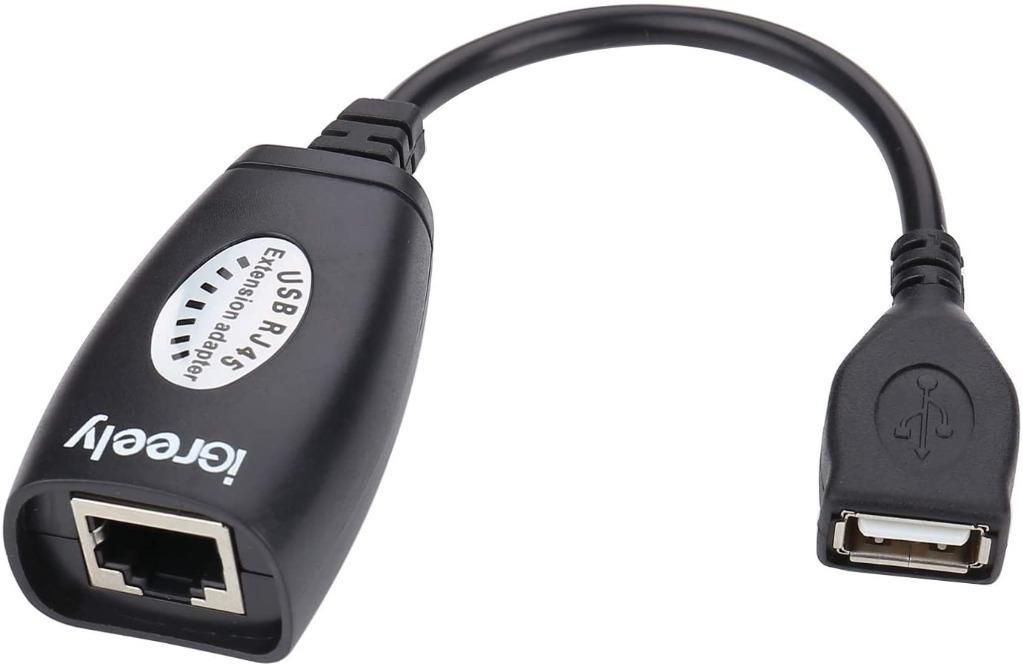 USB 2.0 to RJ45 Lan Extension Extender Adapter Over Cat5/Cat5e /Cat6 ...