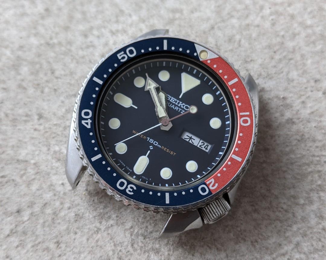 Used Seiko 7548-700B Quartz Diver, Men's Fashion, Watches & Accessories,  Watches on Carousell