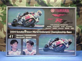 Vintage 2000 Yamaha Poster Motorcycle Endurance Race Japan Size 42 x 30 cm