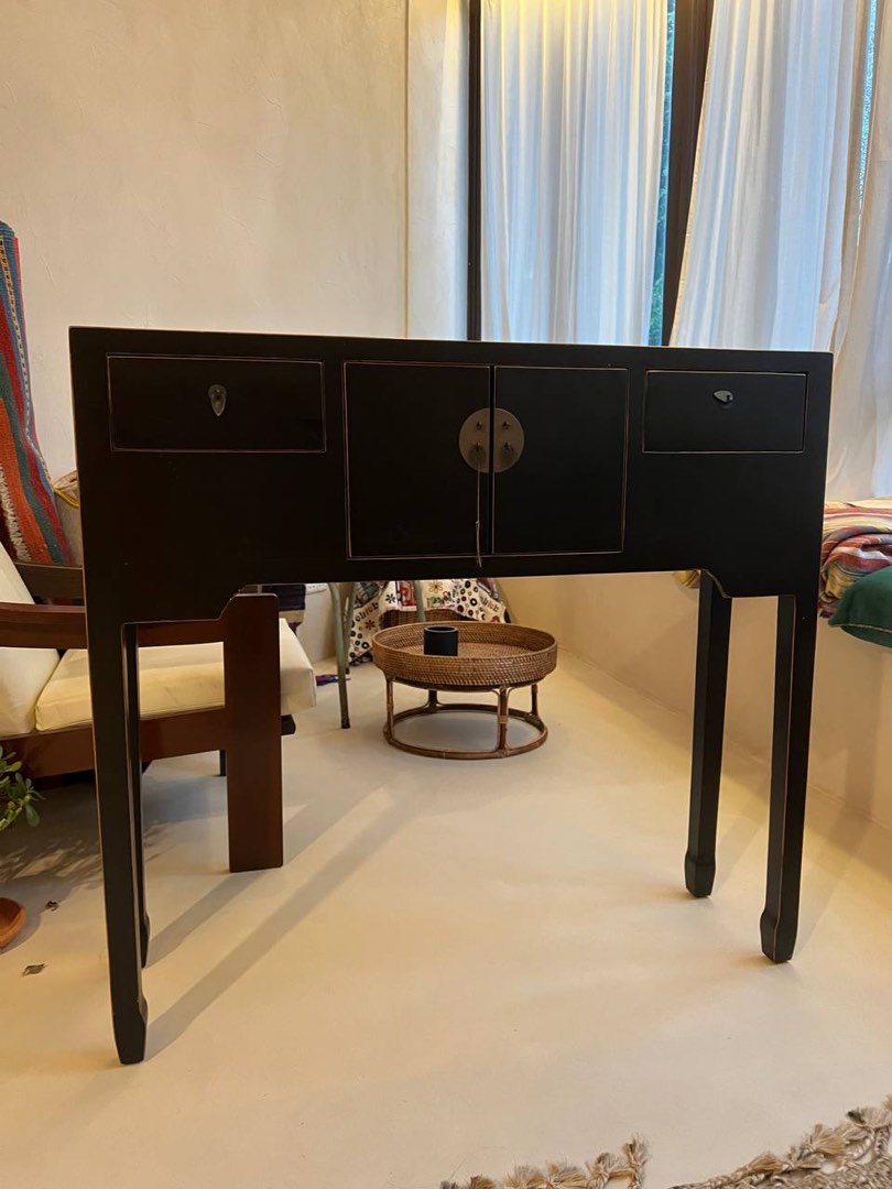 Vintage black medicine Furniture & Home Living