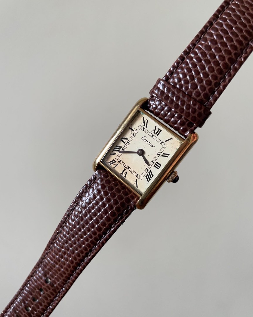 Vintage Cartier Tank 1970s, Luxury, Watches on Carousell
