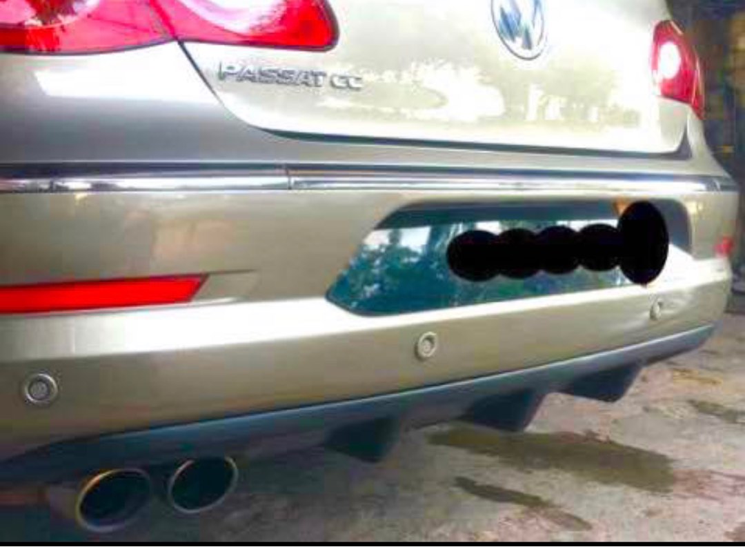 Passat cc outlet rear diffuser