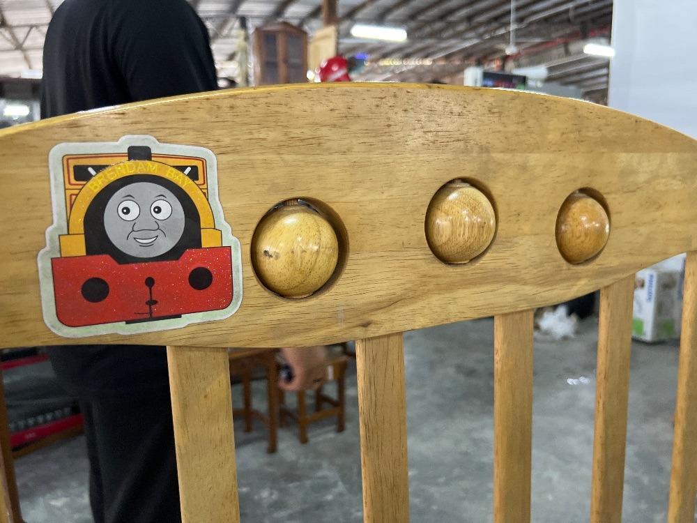 Wooden Baby Cot with Wheels / Katil Bayi Kayu dengan Roda, Babies