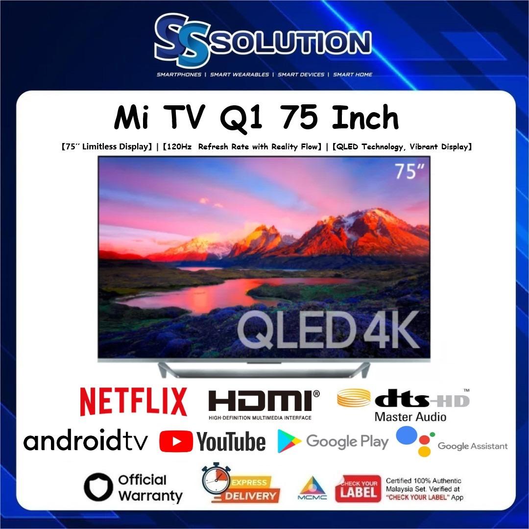 Xiaomi Mi TV Q1 75 QLED Smart TV 120Hz 4K HDR