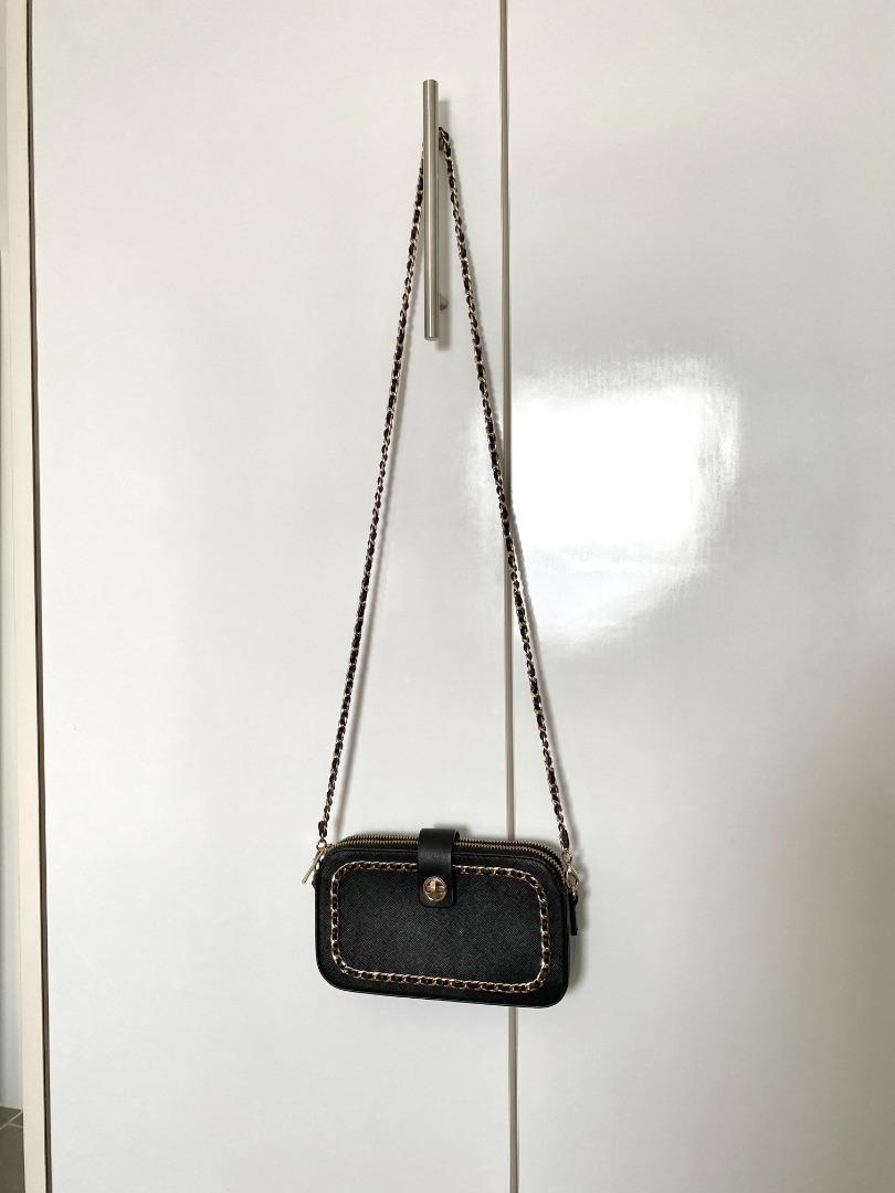 Zara crossbody hotsell wallet with zips