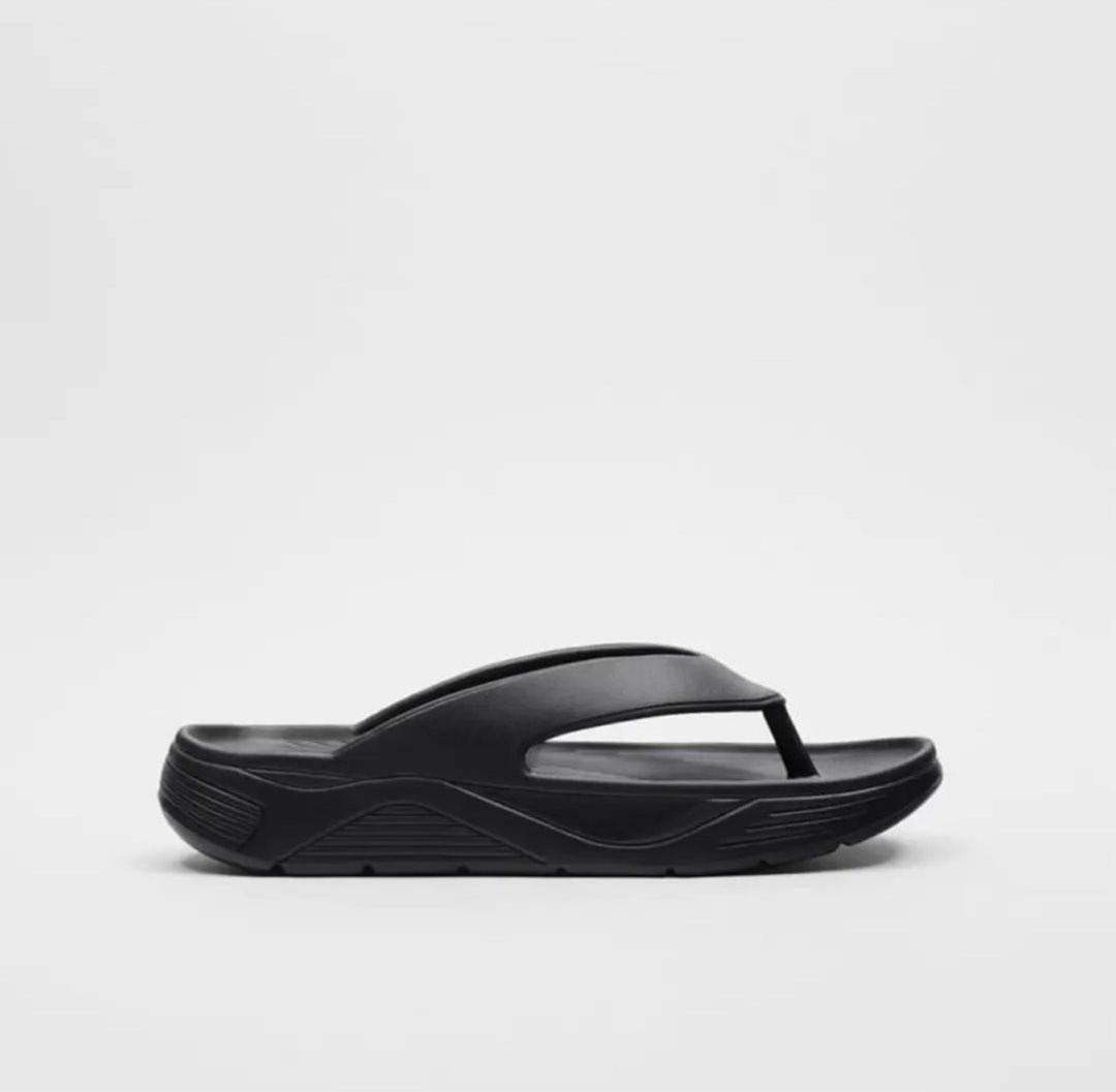 Zara Man ONHAND BNWT JetFoam Sandals EU 40 Only, Men's Fashion ...