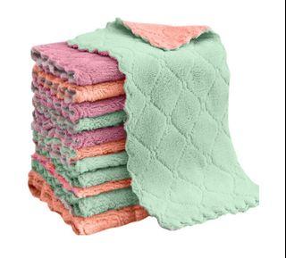 (10pcs) Kitchen Microfiber Cleaning Cloth [Instock]