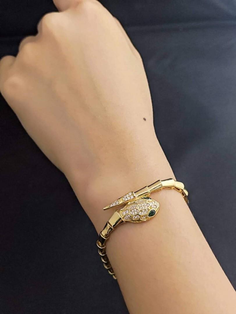 Bulgari serpenti on sale bracelet gold