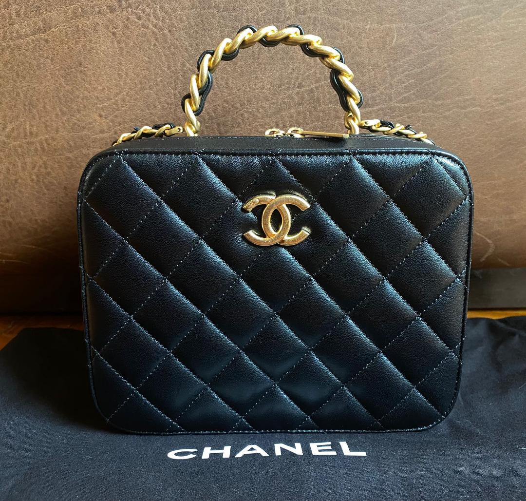Limited edition 2022 Chanel Large size Vanity Bag bought in Paris