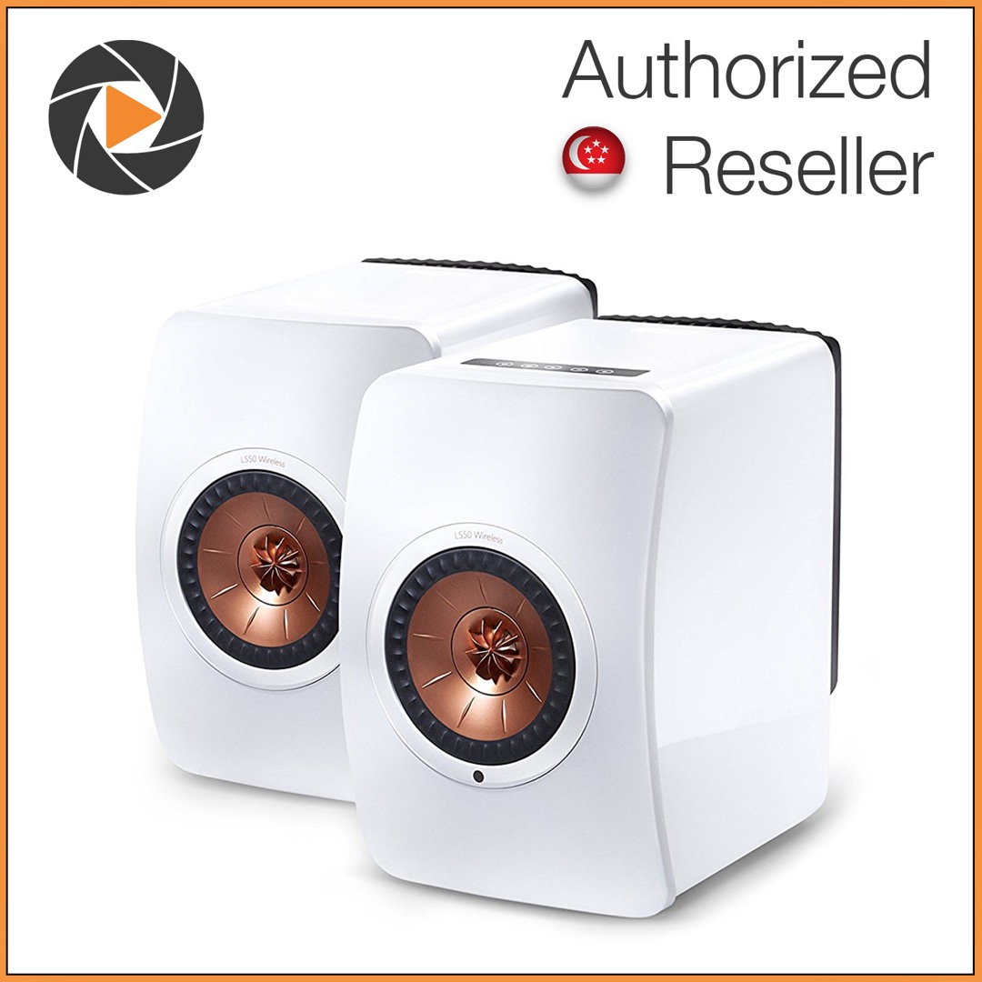 [2yr warranty] KEF LS50W Wireless Active Speaker System (Gloss White