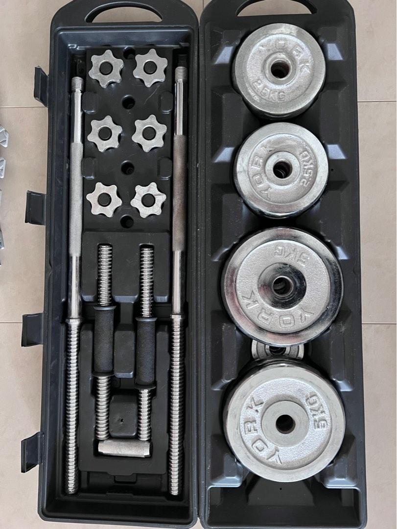 50kg Chrome Barbell and Dumbbell set, Sports Equipment, Other Sports