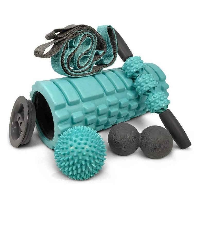 5-in-1 Muscle Recovery Set – Foam Roller, Spikey Ball, Lacrosse