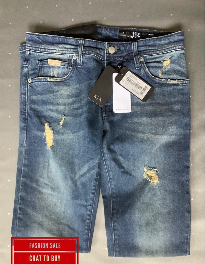 ? A|X Armani Exchange J14 Skinny Jeans (29W), Men's Fashion, Bottoms,  Jeans on Carousell