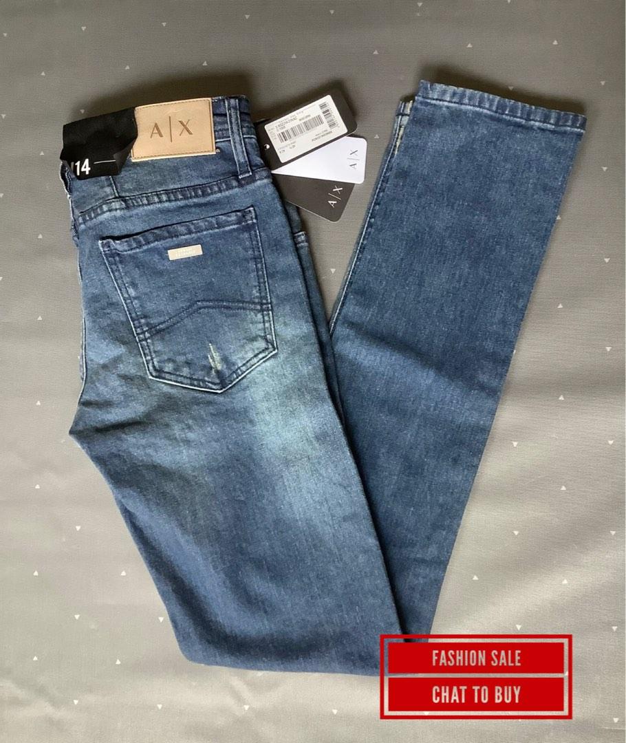 ? A|X Armani Exchange J14 Skinny Jeans (29W), Men's Fashion, Bottoms,  Jeans on Carousell