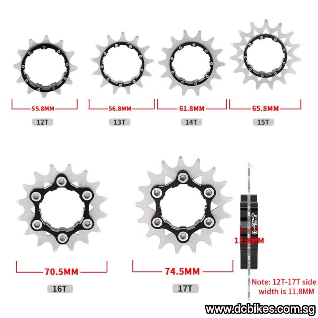 Single sprocket conversion top
