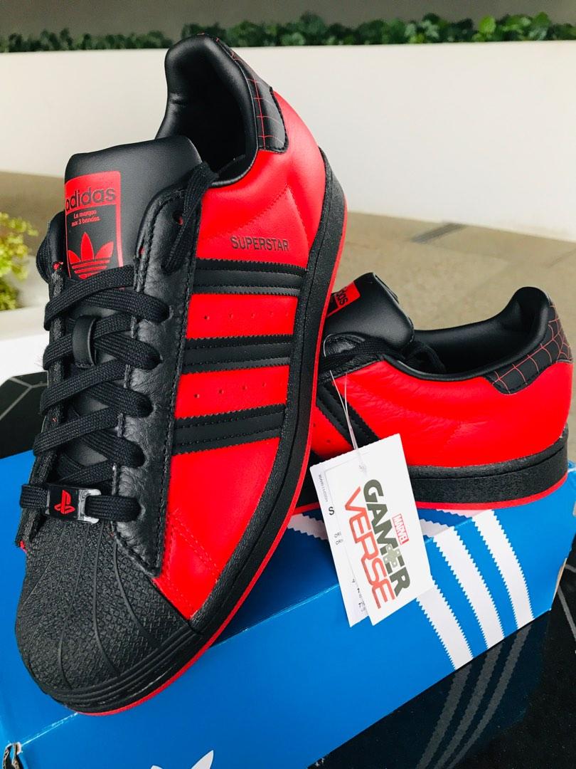 Adidas Superstar X Spider-Man (adult), Men's Fashion, Footwear, Sneakers on  Carousell
