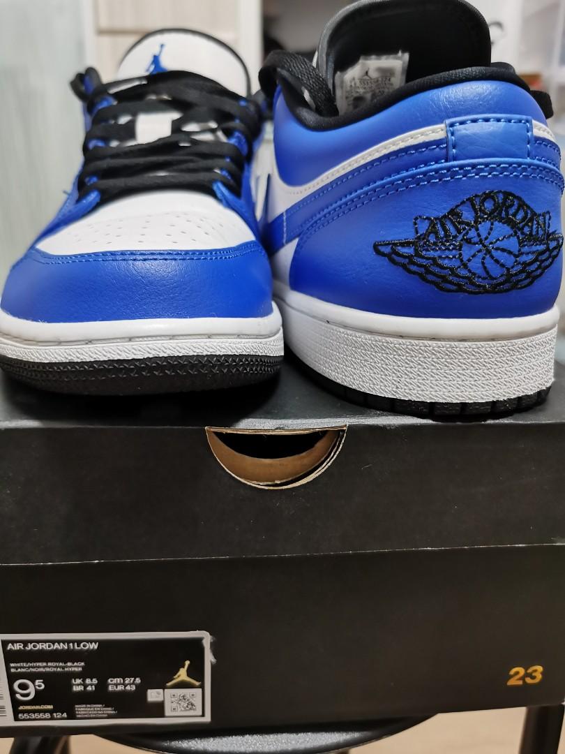 Air jordan 1 low hyper royal top