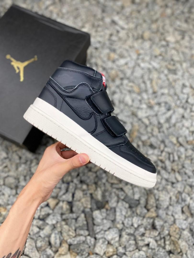 Air jordan 1 clearance double strap on feet