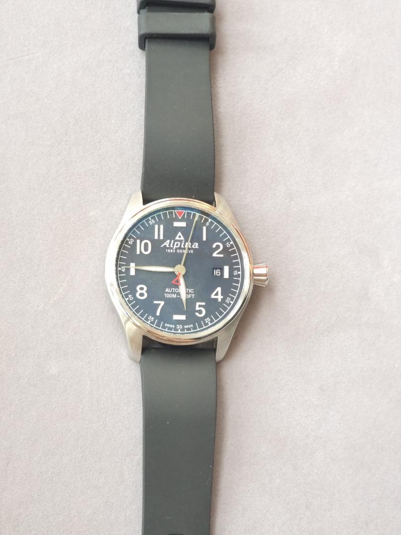 Alpina Startimer Pilot Swiss Automatic Navy Blue 40mm Ref AL 525NN3S6
