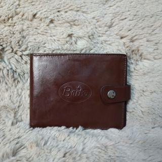 Authentic Baite Genuine Leather Bi Fold Wallet with Coin Purse