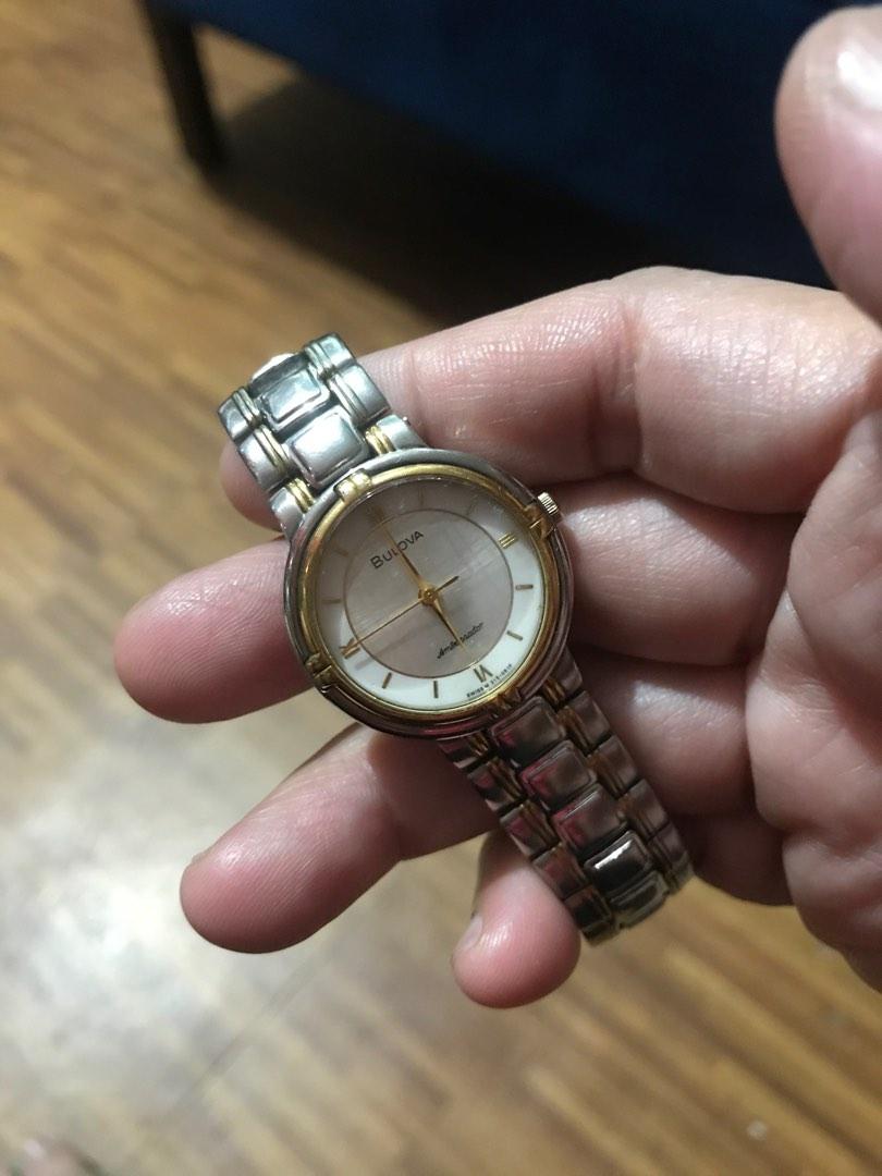 Authentic Bulova Ambassador Two Toned Swiss Watch 18K Gold Crown, Women's  Fashion, Watches  Accessories, Watches on Carousell