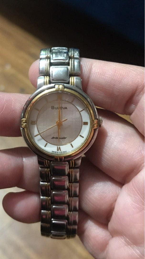 Bulova 18k gold online watch swiss made price