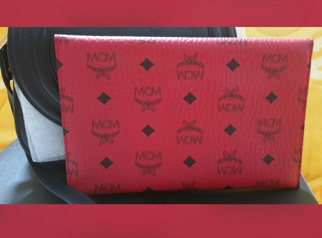 Mcm pouch best sale red
