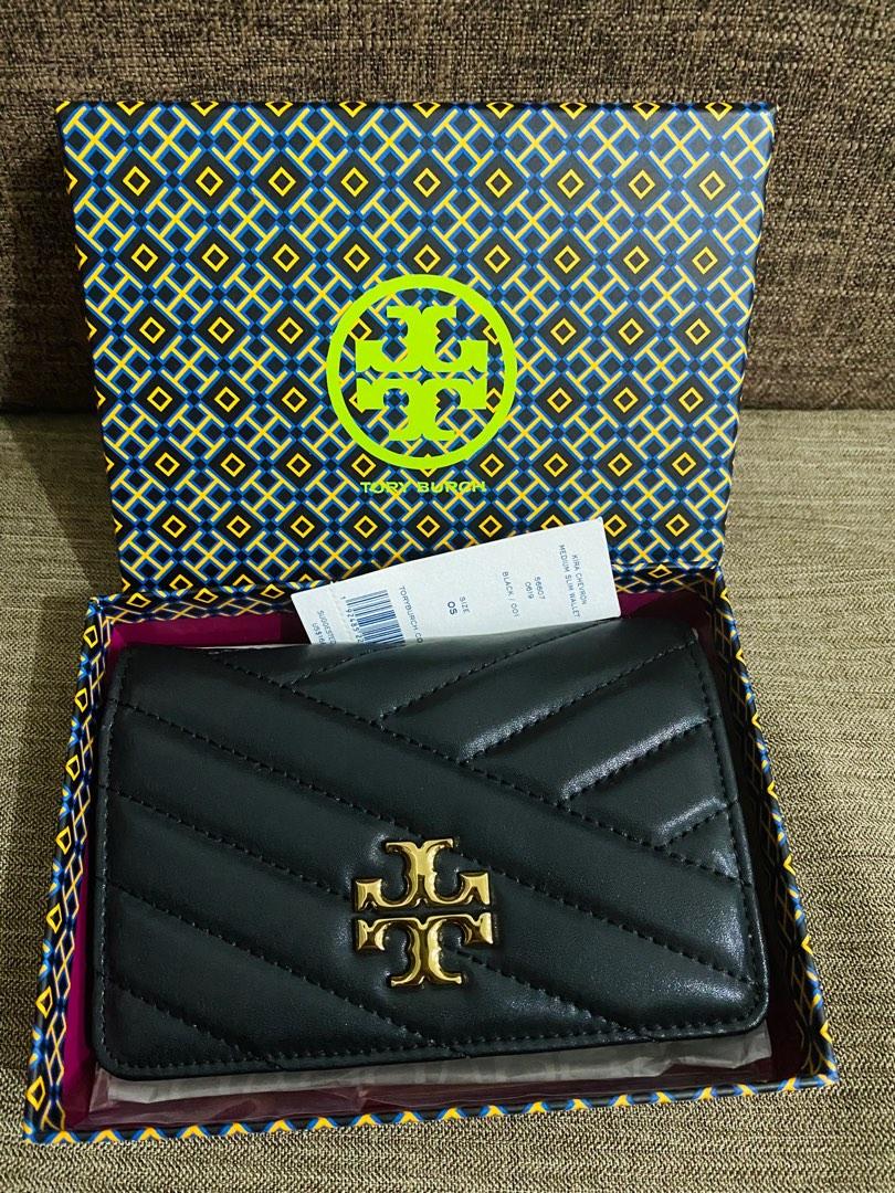 Tory burch kira deals chevron medium slim wallet