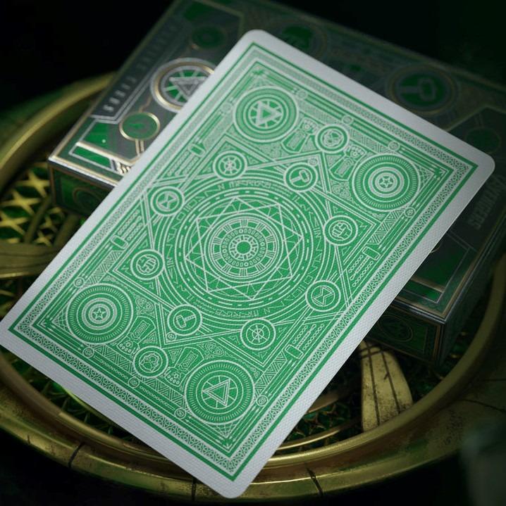 Avengers Green Edition Playing Cards by Theory 11, Hobbies & Toys, Toys ...