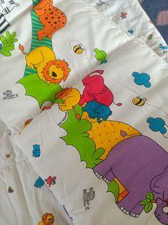 Baby mat with cot bumper