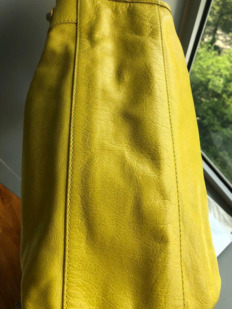 balenciaga mustard yellow