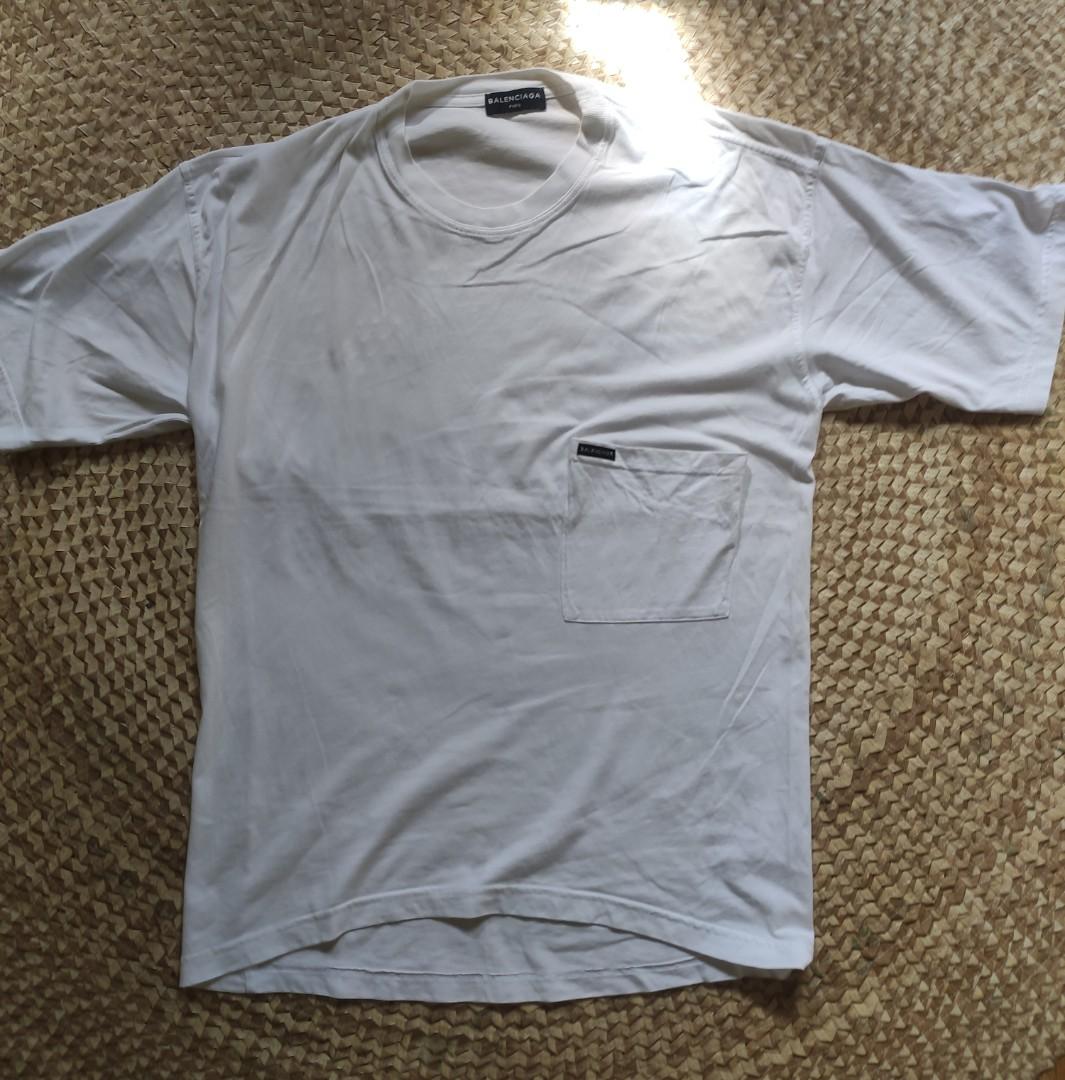 Balenciaga pocket tee outlet