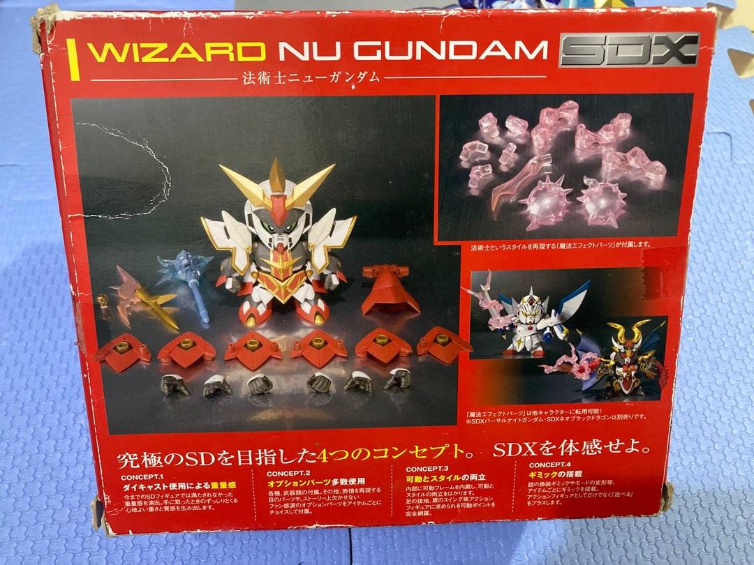 Bandai SDX Wizard Nu Gundam 法術士BB戰士, 興趣及遊戲, 玩具& 遊戲類 
