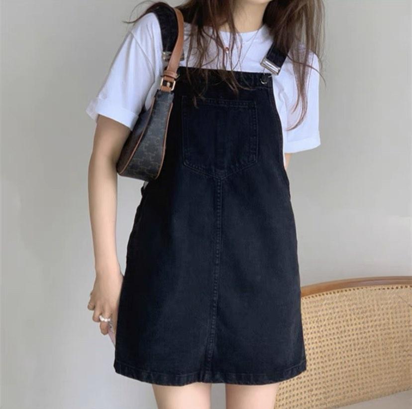 Overall skirt deals black