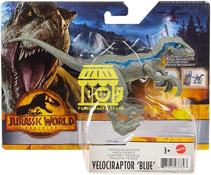 Blue (Velociraptor) Ferocious Pack Mattel Jurassic World, Hobbies ...